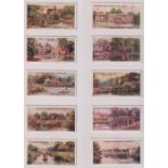 Cigarette cards, Lambert & Butler, The Thames from Lechlade to London, small numerals, (50 cards) (