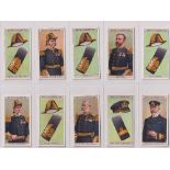 Cigarette cards, Smith's, Naval Dress & Badges, (set, 50 cards) (descriptive multi-backs) (mostly