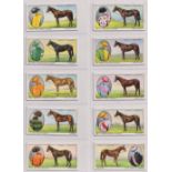 Cigarette cards, Horseracing, two sets, Hignett's Prominent Racehorses of 1933 (50 cards, mostly