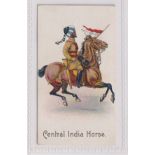 Cigarette card, Jas. Biggs, Colonial Troops, type card, Central India Horse (vg) (1)