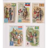 Trade cards, France, The Post in Many Lands, 2 different part-sets, Chocolat Poulain (24 embossed