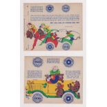 Trade cards, USA, Clark's Spool Cotton, Circus Spool Toys (set, 6 cards) (mostly vg) (6)