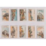 Trade cards, Edmondson, Famous Castles, (set, 20 cards) (gd/vg)