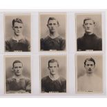 Cigarette cards, Phillips, Footballers (all Pinnace back), 'L' size, 42 different cards, numbered