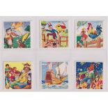 Trade cards, Como Confectionery, Noddy's Nursery Rhyme Friends 'L' size (set, 50 cards) (vg)