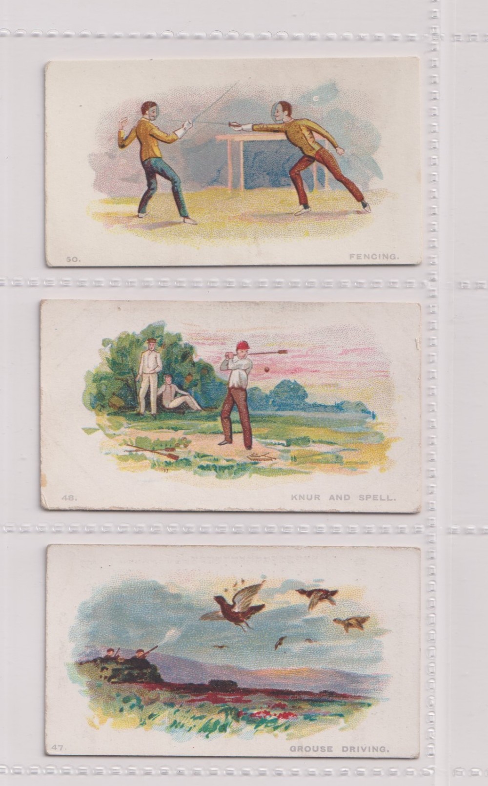 Trade cards, English & Scottish CWS, British Sports Series (23/50) nos 5, 17, 20, 22, 23, 24, 29, - Image 5 of 6