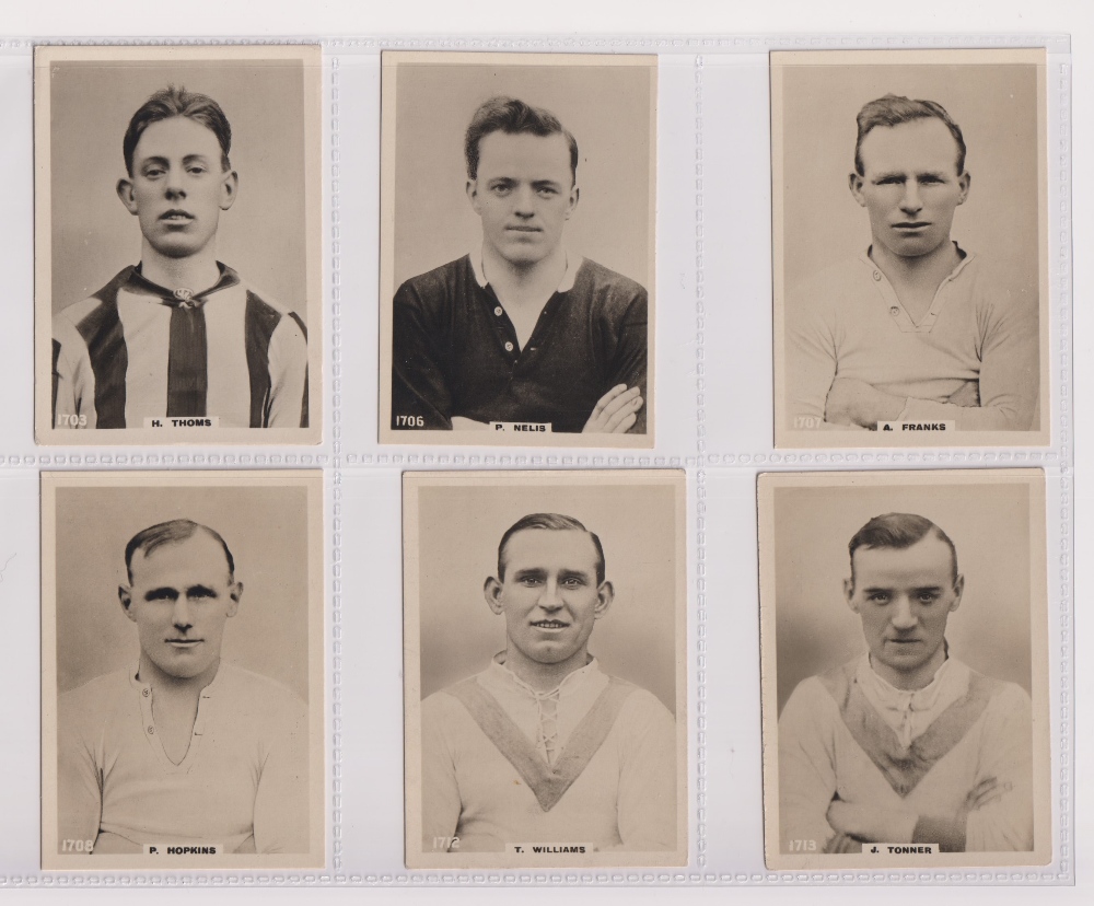 Cigarette cards, Phillips, Footballers (all Pinnace back), 'L' size, 36 different cards, numbered - Image 4 of 6