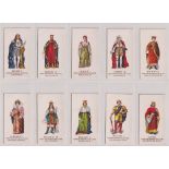 Cigarette cards, Phillips, Kings & Queens of England (set, 37 cards) (gd)