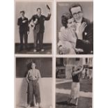 Cigarette cards, Belgium, La Cigarette Oriental, Film Stars, 'P' size, with postcard backs, b/w