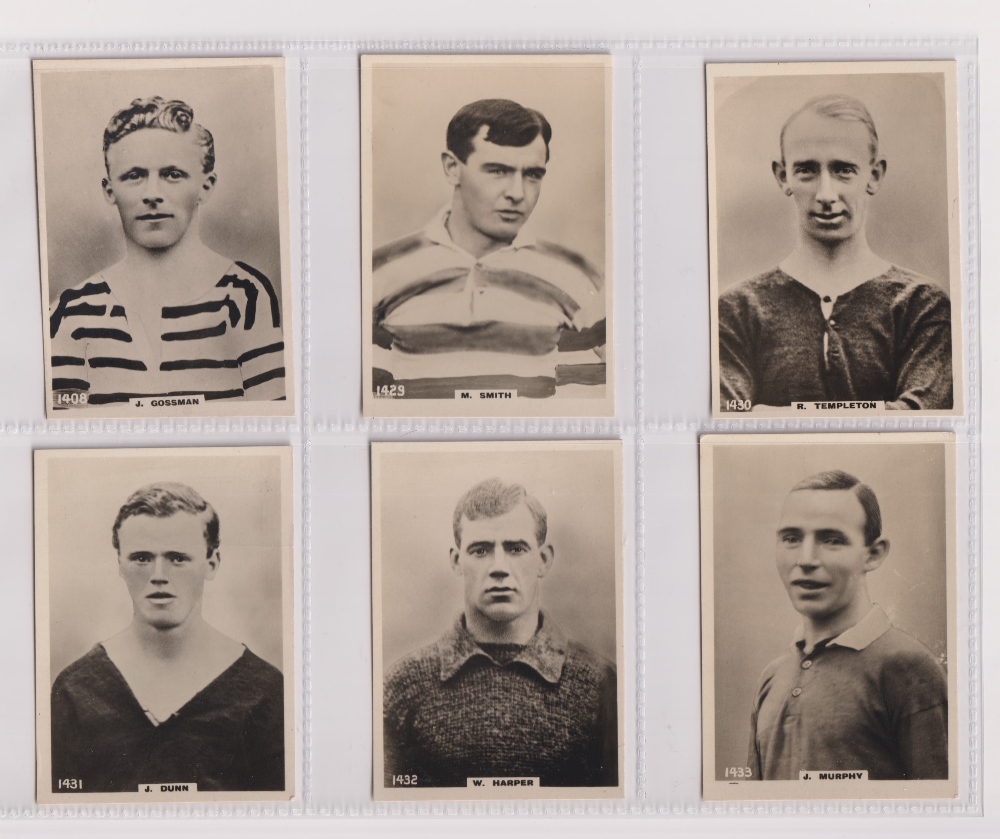 Cigarette cards, Phillips, Footballers (all Pinnace back), 'L' size, 36 different cards, numbered