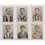 Cigarette cards, Phillips, Footballers (all Pinnace back), 'L' size, 36 different cards, numbered