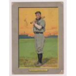 Cigarette card, USA, ATC, Prominent Base Ball Players & Athletes (Turkey Red back), type card,