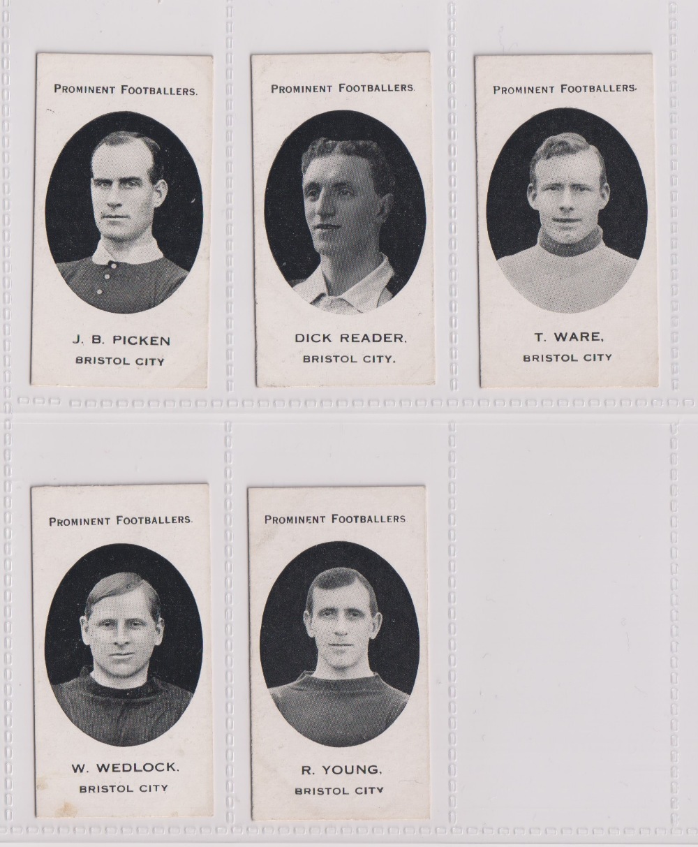 Cigarette cards, Taddy, Prominent Footballers (London Mixture), Bristol City (set, 15 cards) (2 with - Image 3 of 4