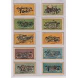Trade cards, two sets, Sweetule, Motorcycles Old & New (50 cards, vg/ex) & Thomson Motor Cycles (