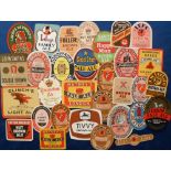 Beer labels, a mixed selection of 31 labels, various shapes, sizes & breweries inc. West Auckland