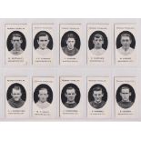 Cigarette cards, Taddy, Prominent Footballers (London Mixture backs), Manchester City, 15 cards,