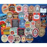 Beer labels, a mixed selection of 33 labels, various shapes, sizes and breweries inc. Jennings