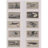 Trade cards, Robertson & Woodcock, British Aircraft Series (set, 50 cards) (vg)