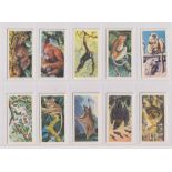 Trade cards, Brooke Bond (Rhodesia), Asian Wild Life (set, 50 cards) (vg)