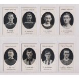 Cigarette cards, Taddy, Prominent Footballers, 8 cards, Aston Villa (2), F. Miles & W. Garrity (both