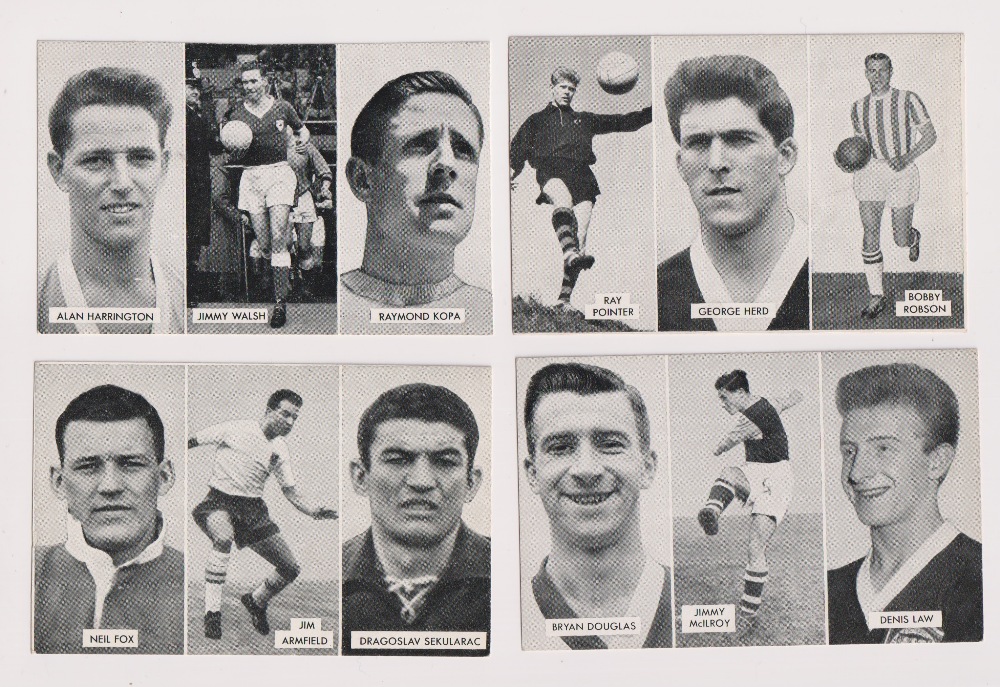 Trade cards, Football, three sets, Fleetway, Football Teams 1958-59 (28 cards) & 1959-60 (28 cards),
