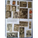 Football autographs, Blackpool FC, a selection of 30+ signatures all on newspaper and magazine