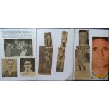 Football autographs, Brighton FC, a selection of approx. 25 signatures all on newspaper and magazine