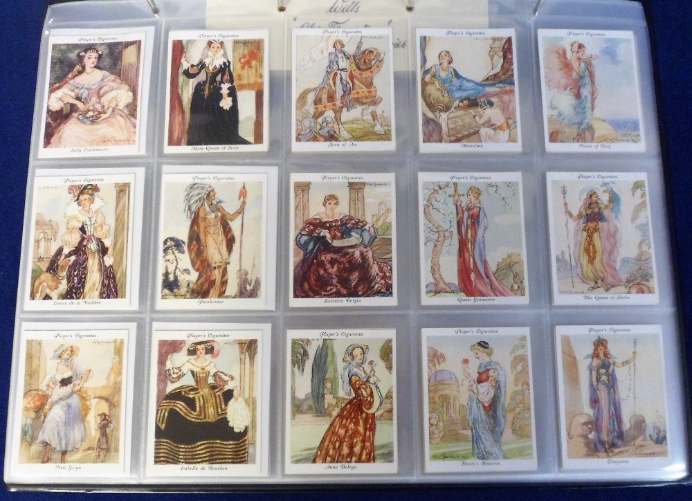 Cigarette cards, a collection of 23 'L' & 'M' size sets in large modern album inc. Churchman's The