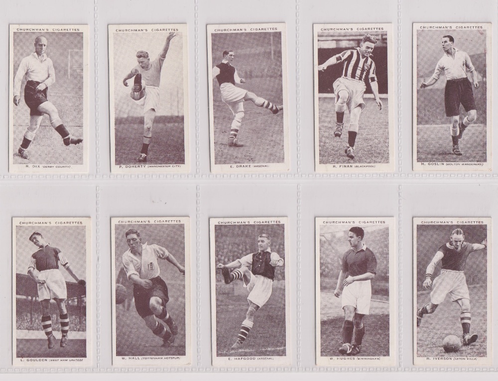 Cigarette cards, 5 sets, Churchman's, Association Footballers 1st & 2nd Series, Hill's, Famous - Image 2 of 3