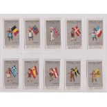 Trade cards, Fry's, National Flags (set, 15 cards), sold with single issue card, Mr. G.H. Elliott,