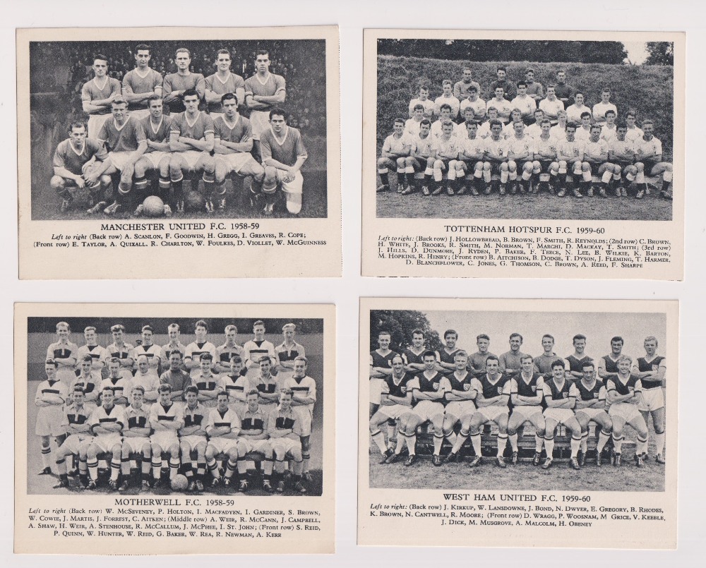 Trade cards, Football, three sets, Fleetway, Football Teams 1958-59 (28 cards) & 1959-60 (28 cards), - Image 2 of 2