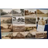 Postcards, Surrey, a good selection of 16 cards of Farnham, Surrey, the majority of the Ridgeway