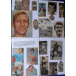 Football autographs, Manchester City FC, a selection of 30+ signatures all on newspaper and magazine