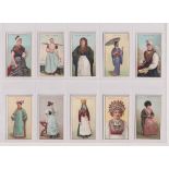 Trade cards, Maynard's, Girls of All Nations (set, 50 cards) (gd/vg)