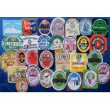 Beer labels, a mixed selection of approx. 30 labels, various shapes, sizes and breweries inc. Vale