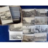 Postcards, a collection of approx. 185 cards of Suffolk with many RP's inc. Walberswick Creak,