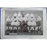 Trade issue, The Arrow, 'The First English Association Football Team in Australia', large b/w