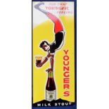 Advertising, Brewery, metal shop/pub sign 'Younger's Milk Stout' (Wm. Younger and Co. Ltd.,