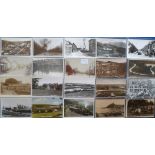 Postcards, a selection of approx. 60 cards from Wales with a good mix of street scenes, villages,