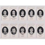 Cigarette cards, Taddy, Prominent Footballers (London Mixture backs), Millwall, 12 cards, Borthwick,