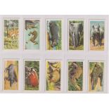 Trade cards, Brooke Bond (Rhodesia), African Wild Life (set, 50 cards) (vg)