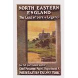 Postcard, North Eastern Railway poster advert No.12 Warkworth Castle (vg)
