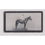 Cigarette card, Horseracing, P.J. Carroll, Derby Winners (Black back), type card, no 19,