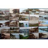 Postcards, Devon & Cornwall, a collection of approx. 220 cards, RP's & printed, inc. views,