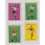 Trade cards, A&BC Gum, Footballers (Football Quiz, 50-98) (set, 49 cards) (mostly vg/ex, checklist