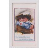 Cigarette card, E C Beeston, Army Pictures, Cartoons etc, type card, 'The United Services Comrades