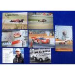 Autographs, Formula One, Selection of signed photographs by various Italian Formula One motor racing