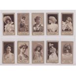 Cigarette cards, Mitchell's, Actors & Actresses 'FROGA' D (Brown), 10 cards, Miss Perry, Madge