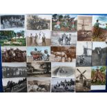 Postcards, Rural Life, a collection of approx. 100 cards, RP's & printed, UK and Foreign issues,