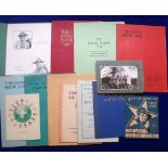 Ephemera, Scouting, selection, 10 Gang Show & other programmes, 1932 to 1938, a vintage Christmas